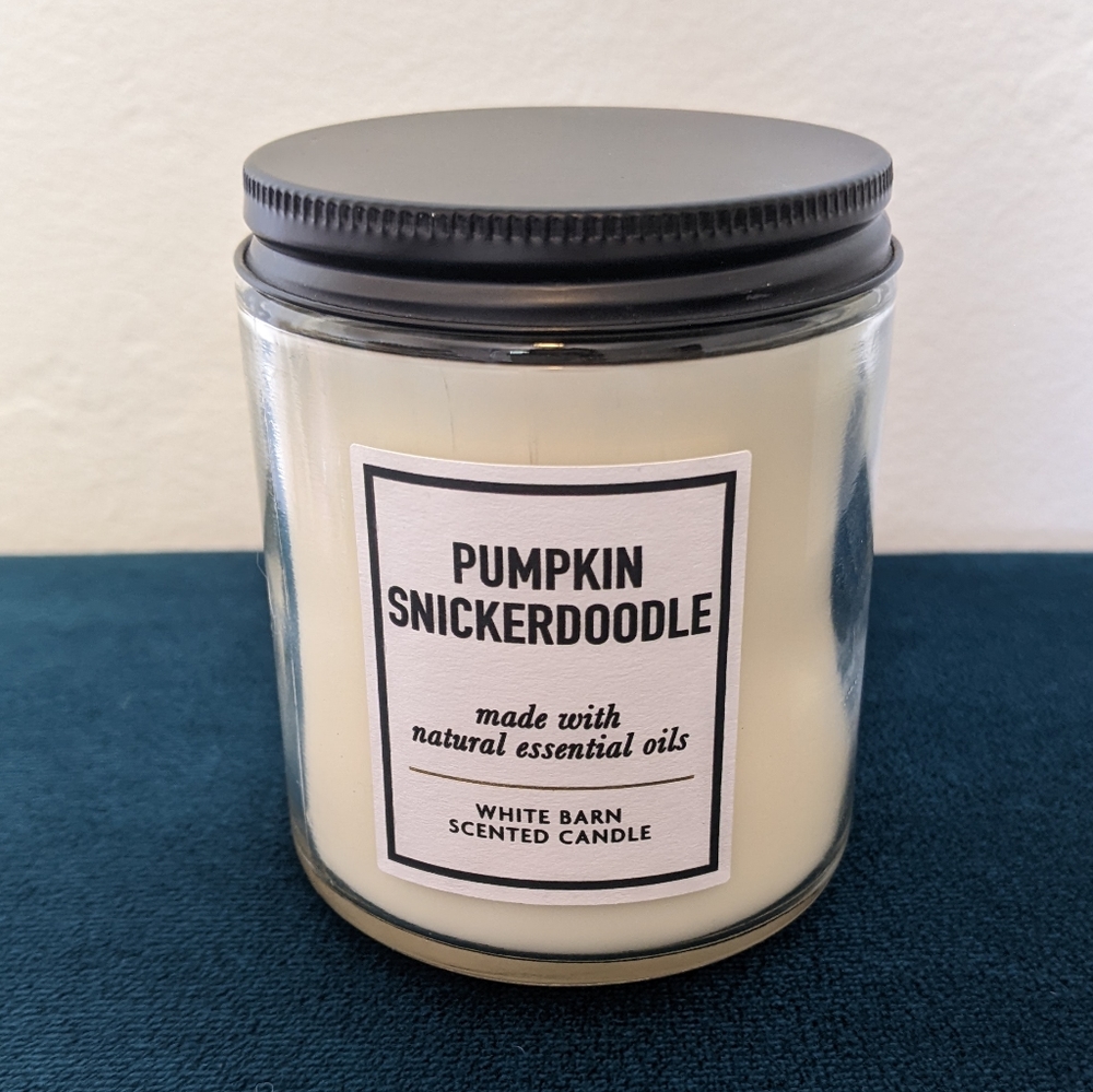 New B&BW Pumpkin Snickerdoodle Candle